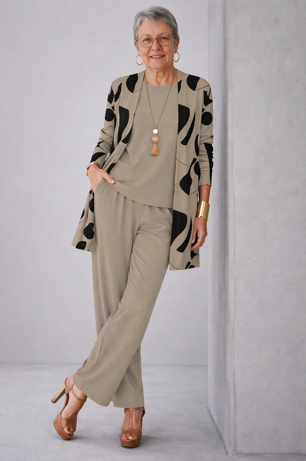 Conjunto de tres piezas Sherley