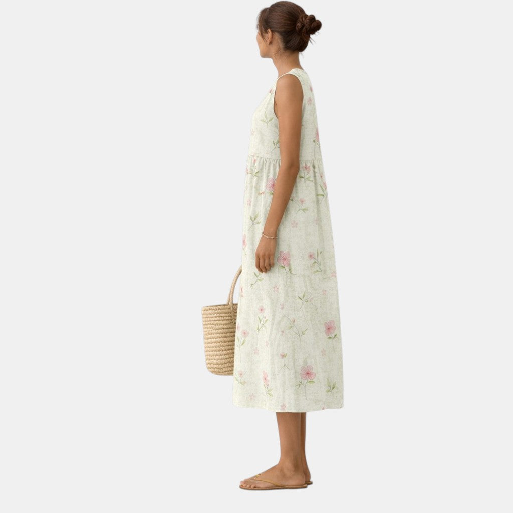 Vestido midi del día a día Violeta