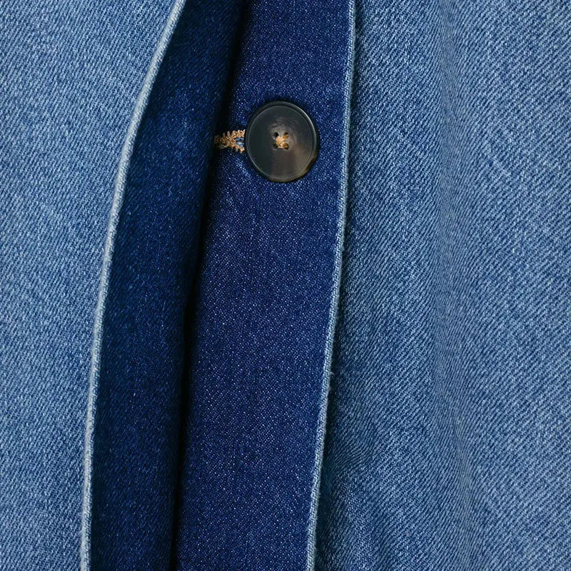 Chaqueta vaquera de cuello alto Jade