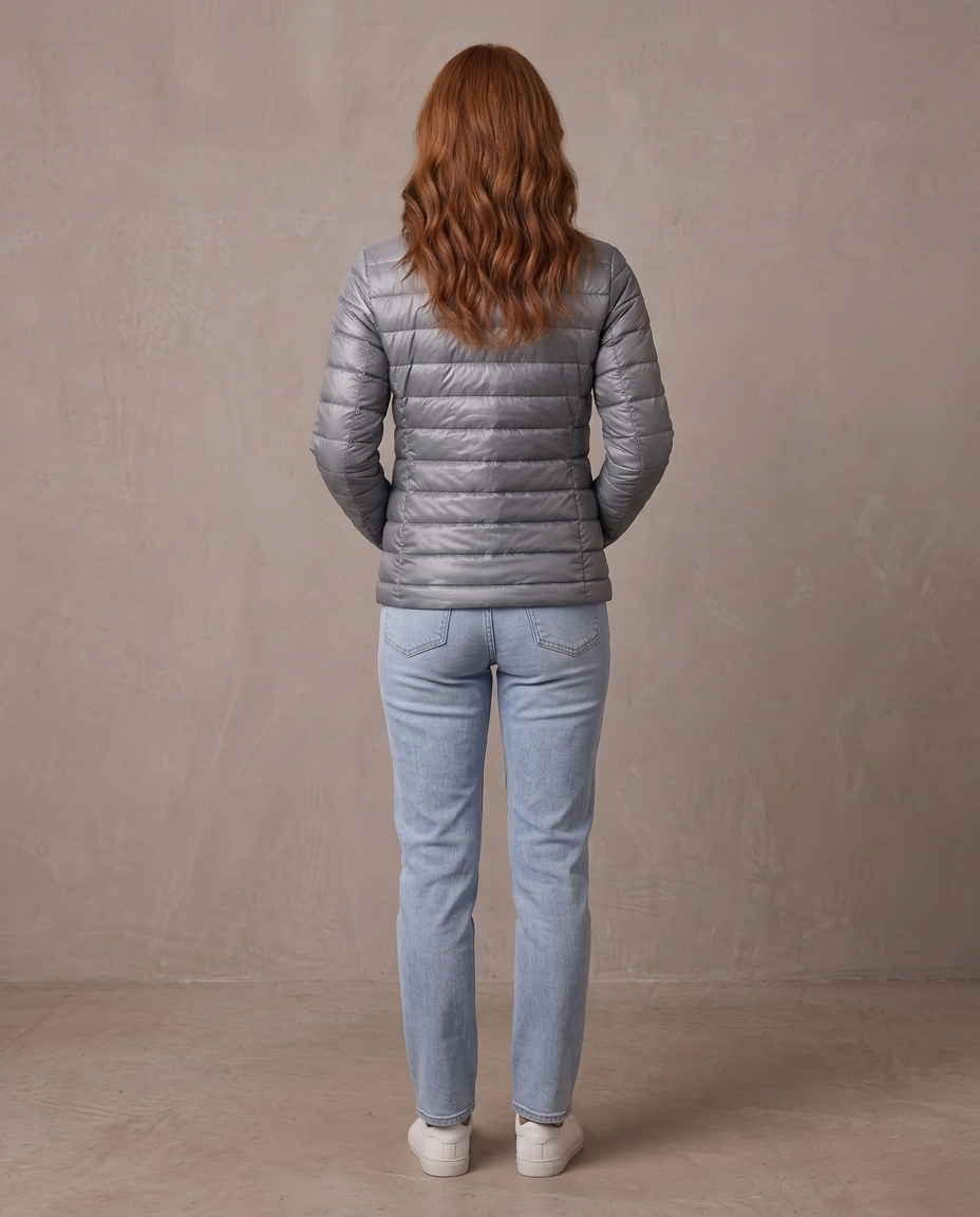 Chaqueta acolchada ultraligera Noa, otra vista, azul grisáceo (antigua)