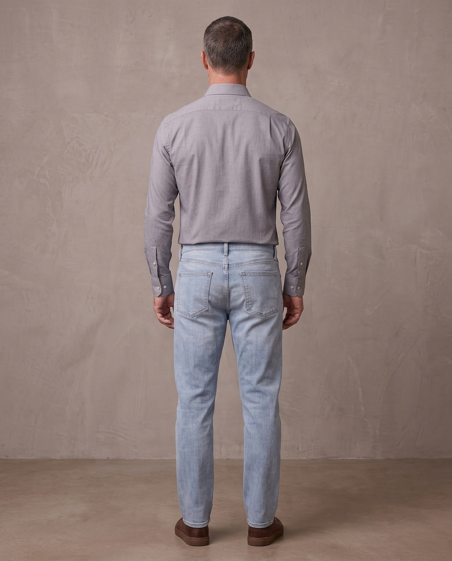Camisa elástica de oficina Emil, otra vista - Gris