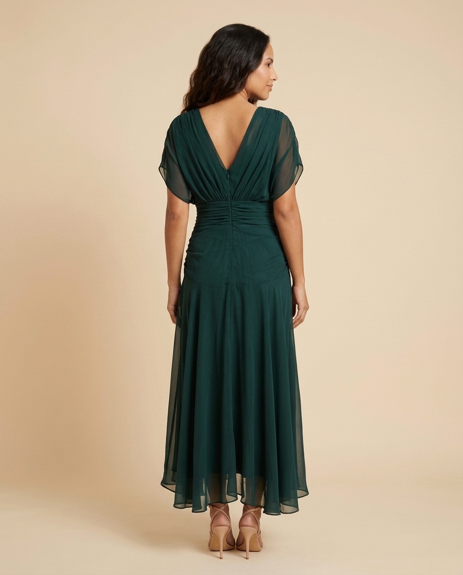 Vestido Aurelia - Verde Oscuro