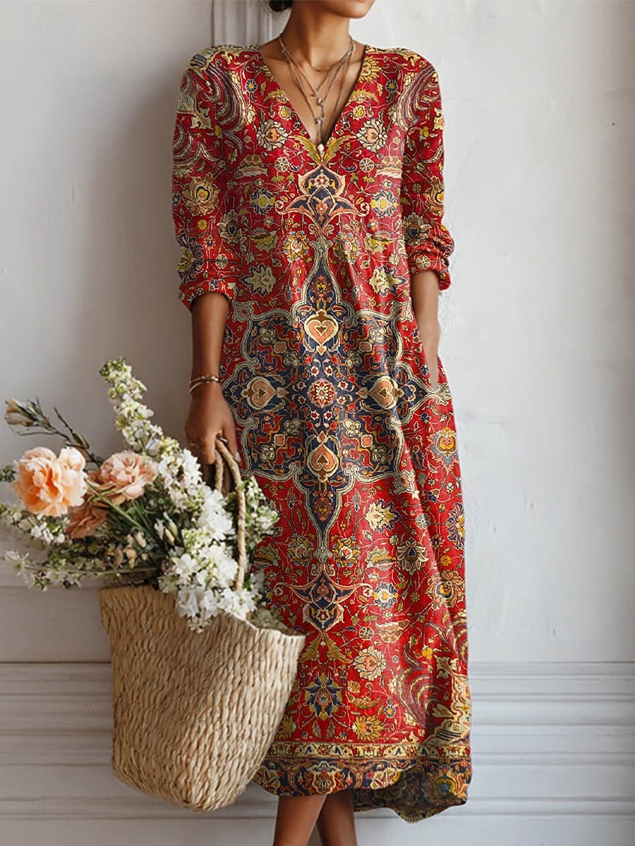 Vestido largo bohemio Filomena