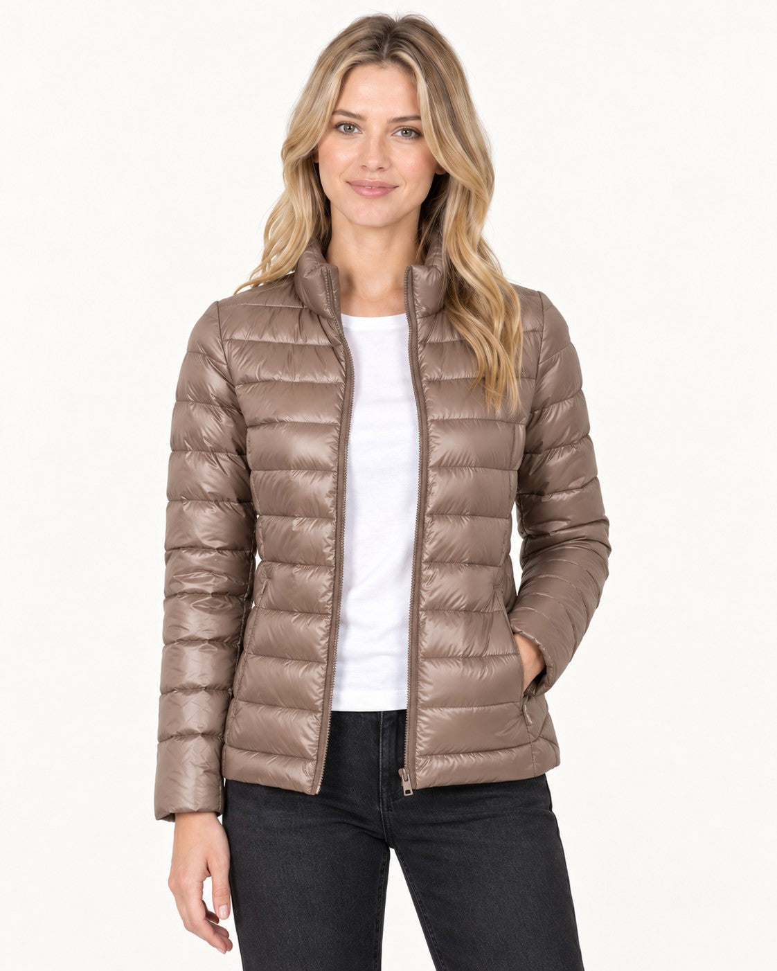 Chaqueta acolchada ultraligera Noa - Camel