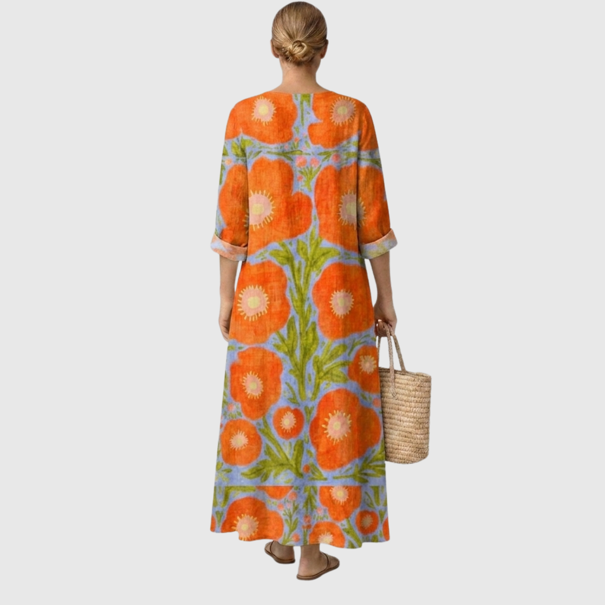 Vestido floral encantador Alba