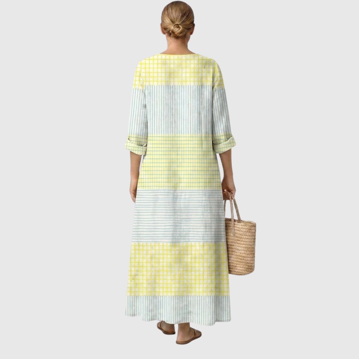 Vestido con elegancia natural Jimena