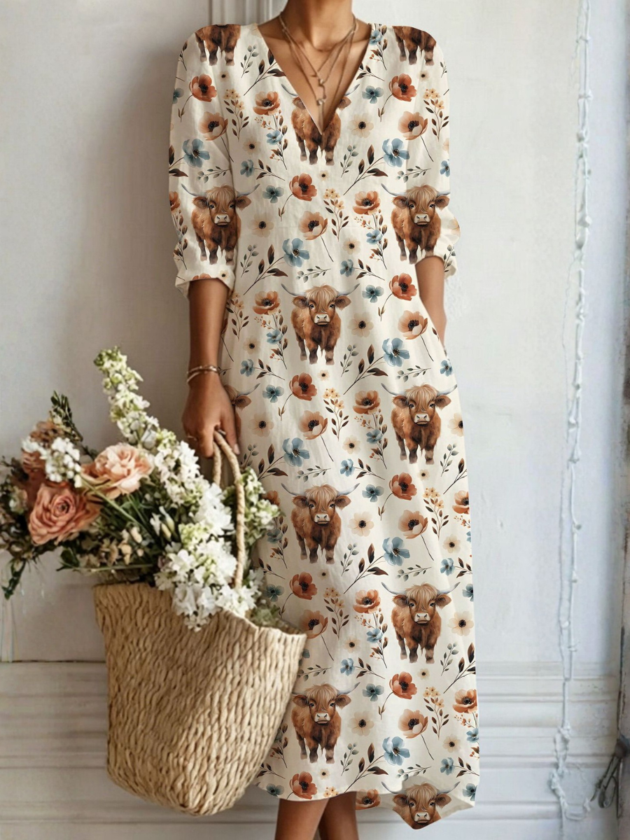 Vestido largo bohemio Zulema