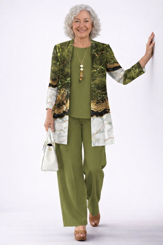 Conjunto de tres piezas Devy