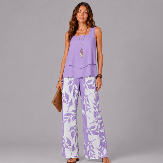Conjunto flor de lavanda Laura
