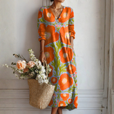 Vestido floral encantador Alba