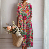 Vestido floral elegante Isolde