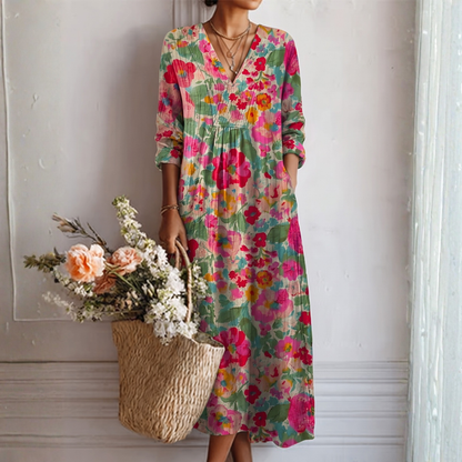 Vestido floral elegante Isolde