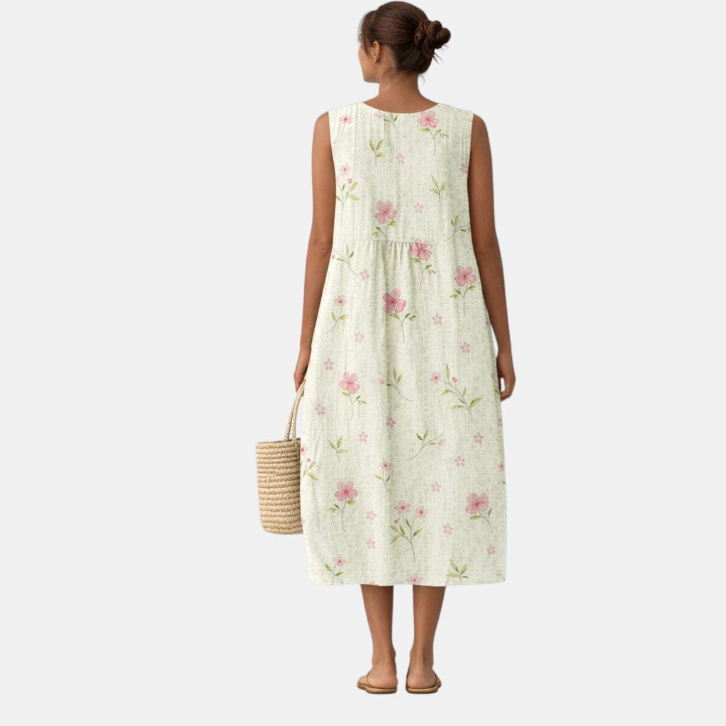 Vestido midi del día a día Violeta
