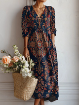 Vestido largo bohemio Perla