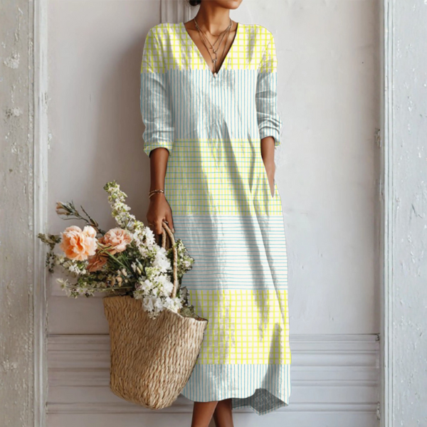 Vestido con elegancia natural Jimena