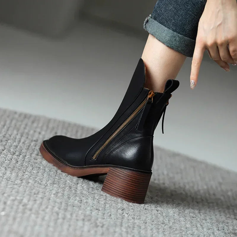 Botines Alba negros puestos - Negro
