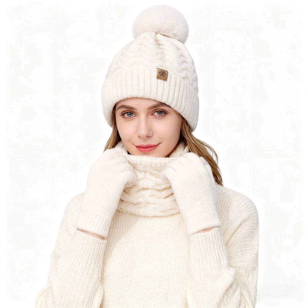 Set de invierno gorro, cuello y guantes Lía (foto del proveedor)