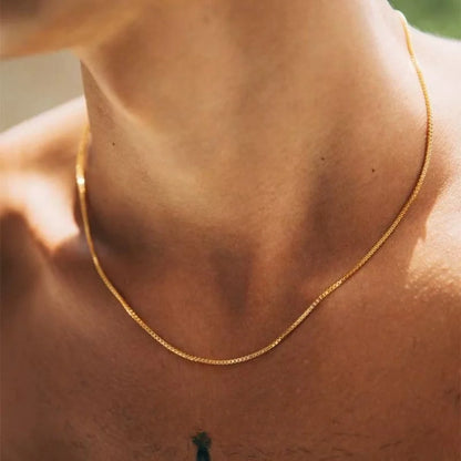 Collar de cadena serpiente Mar - Dorado