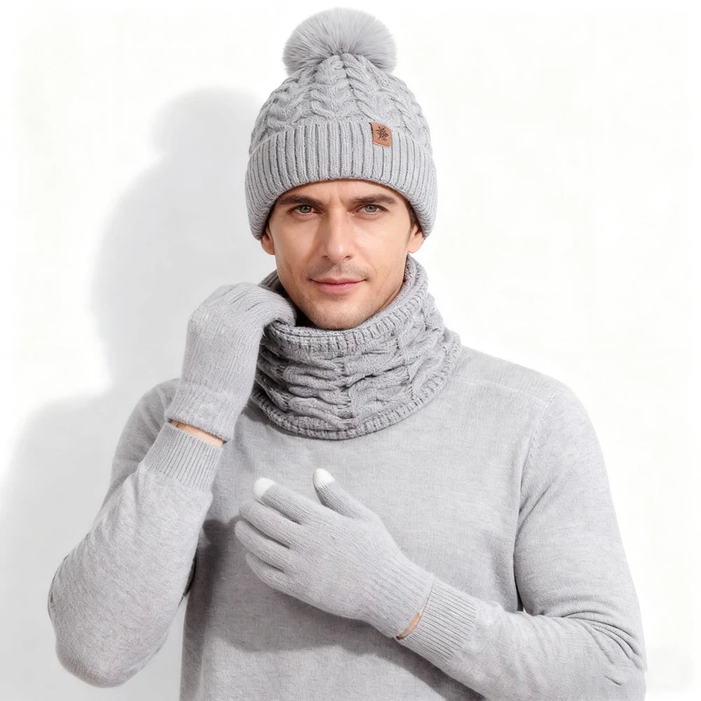 Set de invierno gorro, cuello y guantes Lía (foto del proveedor)