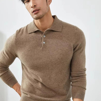 Polo de punto de manga larga Rafael (foto del proveedor)