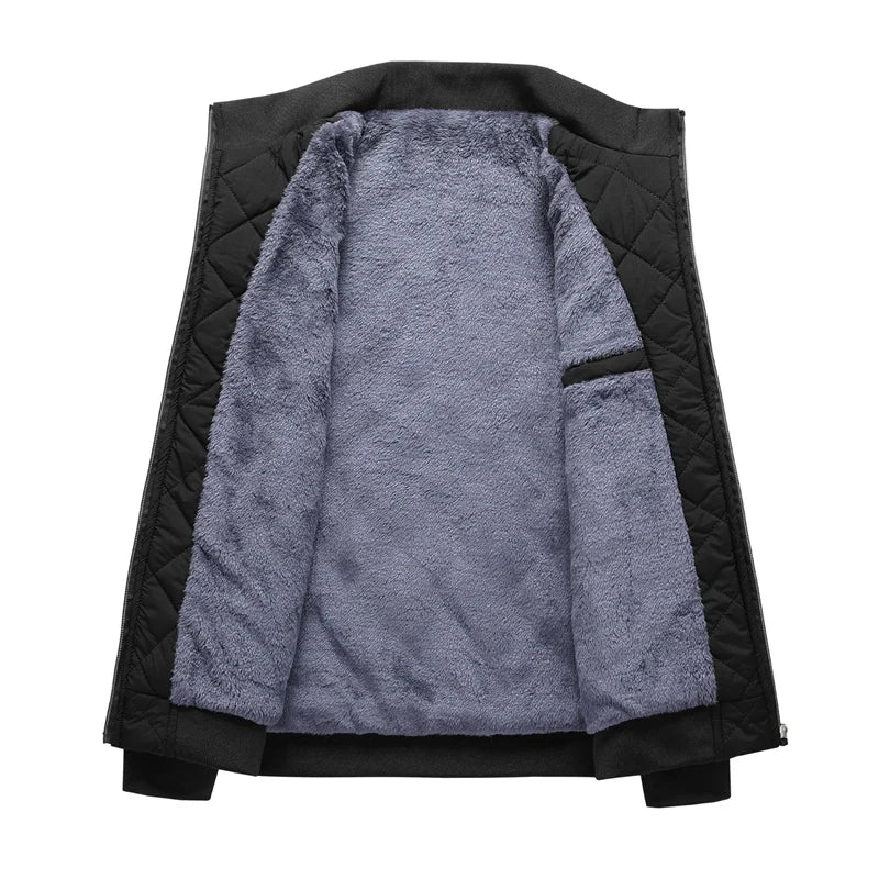Bomber acolchada de rombos Knox - Negro