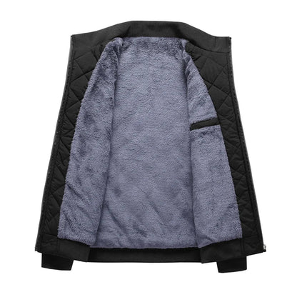 Bomber acolchada de rombos Knox - Negro