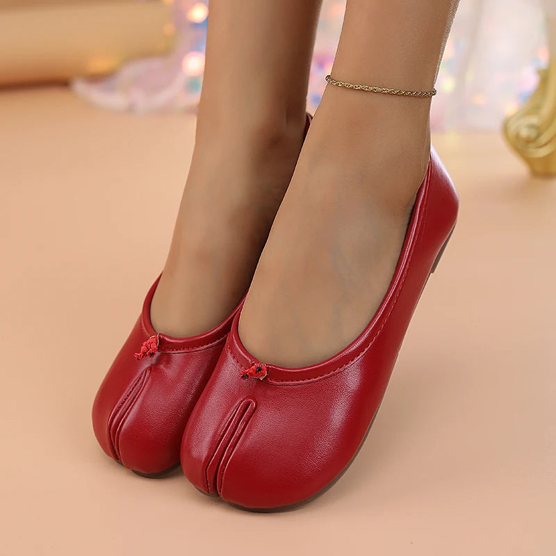 Bailarinas de punta partida Elle - Rojo