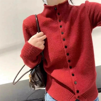 Jersey Ingrid en rojo con bolso - Rojo