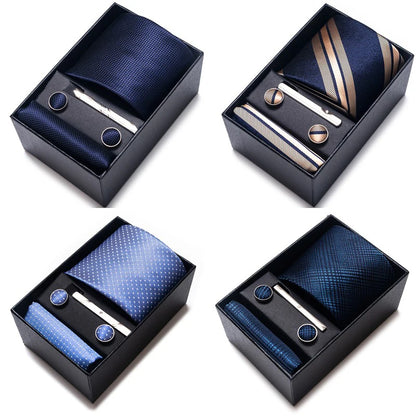 Set de corbata, pañuelo y gemelos Vittorio - Todos los colores