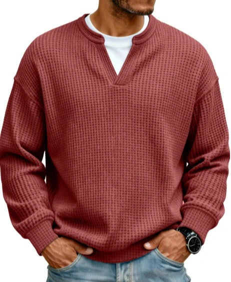 Jersey de gofre efecto capas Iker granate, otro modelo (antigua)