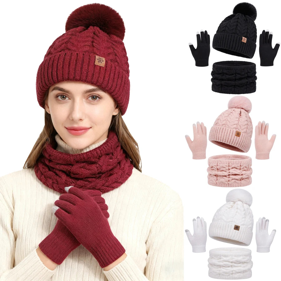 Set de invierno gorro, cuello y guantes Lía (foto del proveedor)