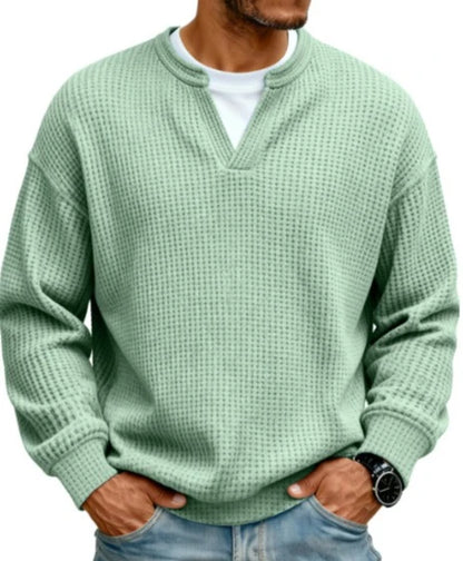 Jersey de gofre efecto capas Iker verde claro, otro modelo (antigua)