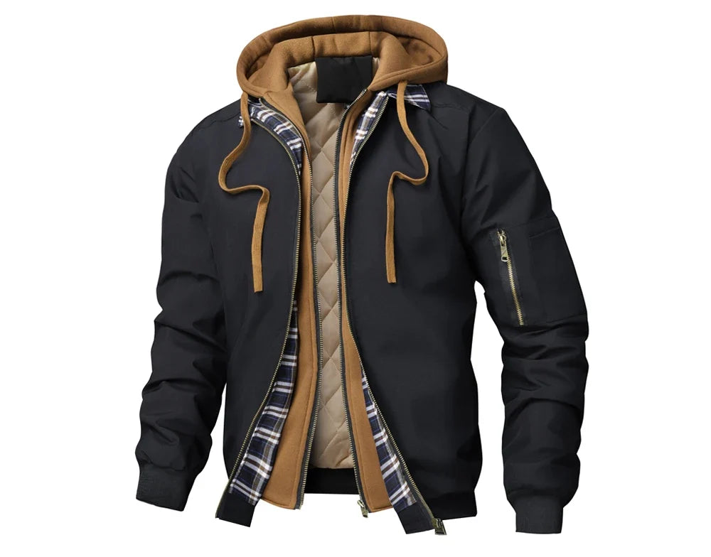 Chaqueta utilitaria Frostline Explorer - Negro