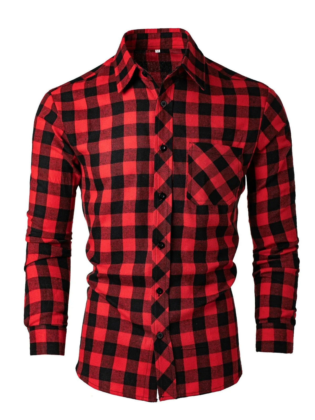 Camisa de cuadros Milo en rojo - Rojo