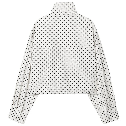 Bomber de lunares Dalia - Blanco