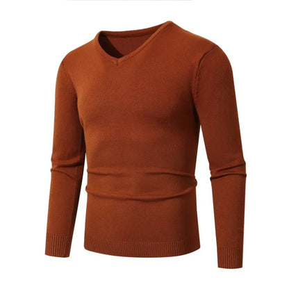 Jersey de cuello de pico Andrés (foto del proveedor) teja