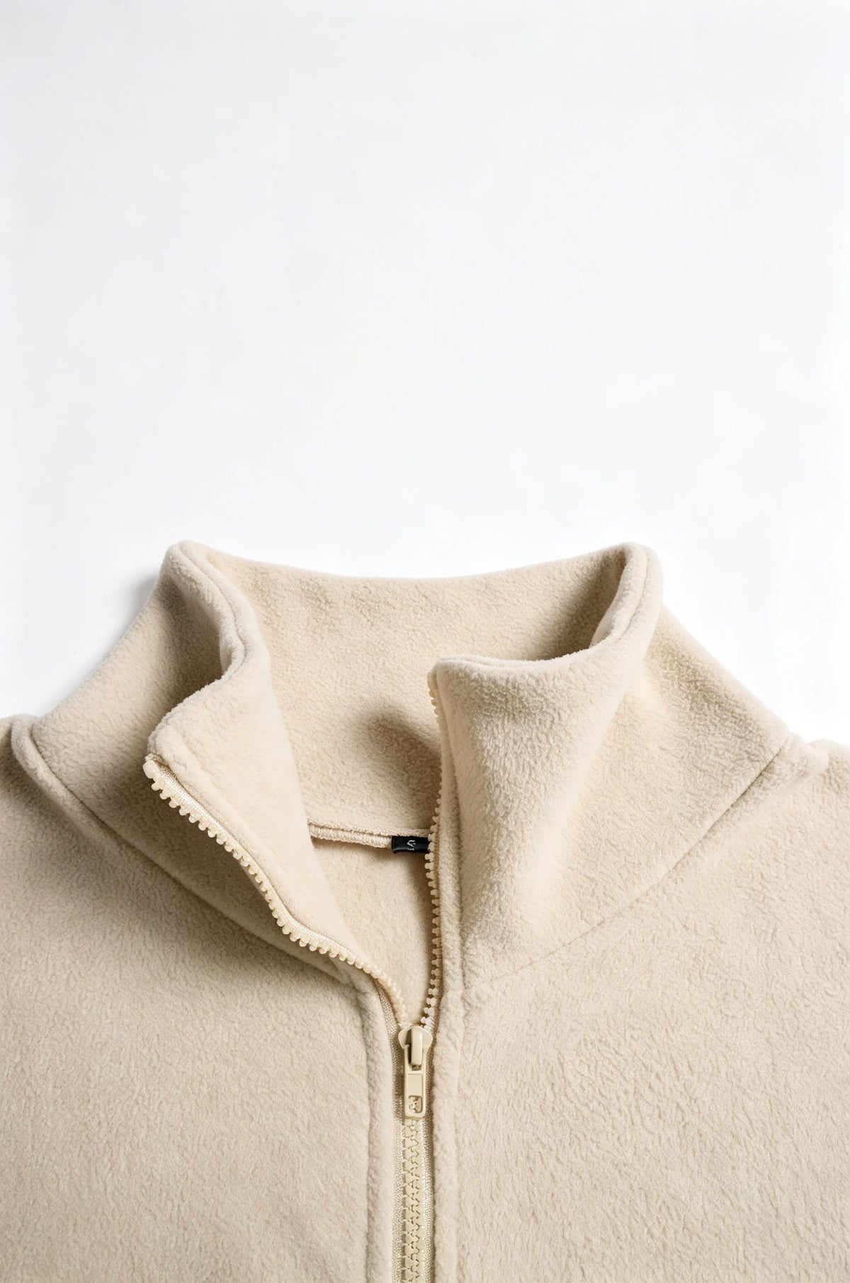 Chaqueta Carla vista de espalda - Crema