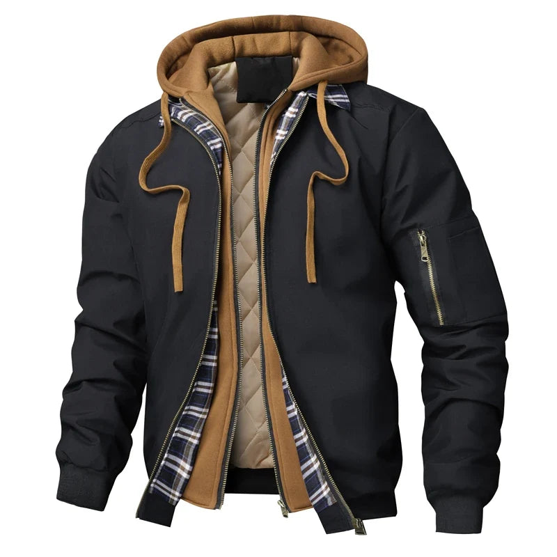 Chaqueta utilitaria Frostline Explorer - Negro