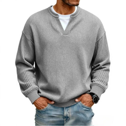 Jersey de gofre efecto capas Iker gris, otro modelo (antigua)