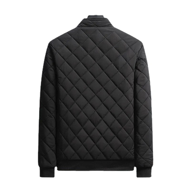 Bomber acolchada de rombos Knox - Negro