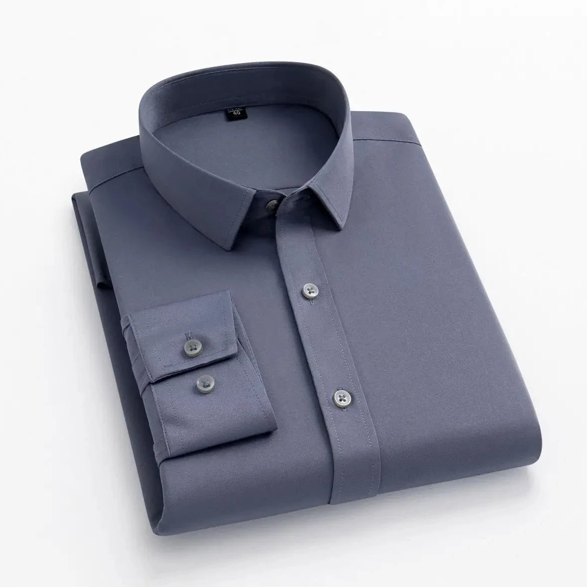 Camisa de vestir sin planchar Nolan en gris - Gris
