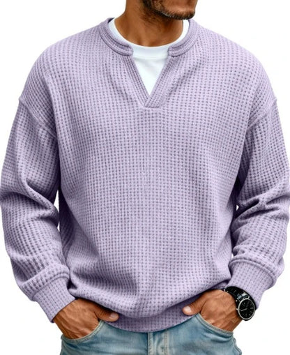 Jersey de gofre efecto capas Iker lila, otro modelo (antigua)