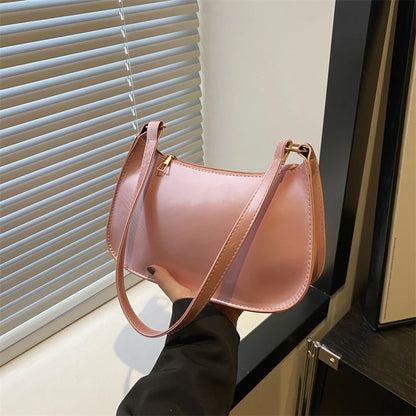 Bolso de hombro de charol Ruby