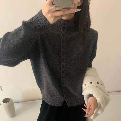 Jersey Ingrid en gris - Gris marengo