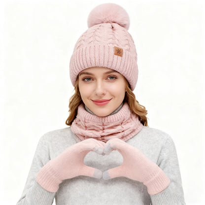 Set de invierno gorro, cuello y guantes Lía (foto del proveedor)