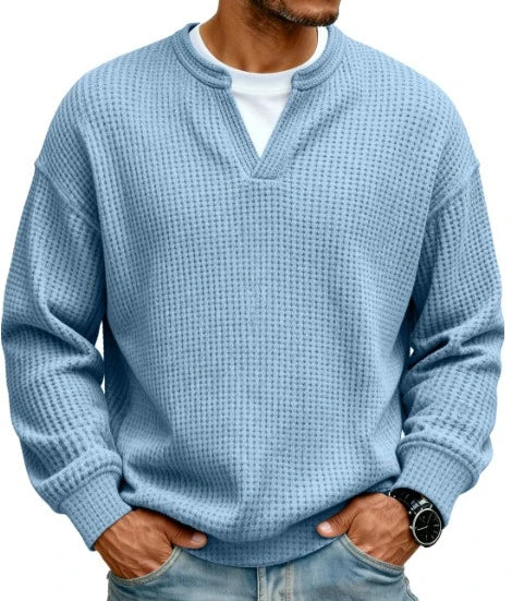 Jersey de gofre efecto capas Iker azul cielo, otro modelo (antigua)