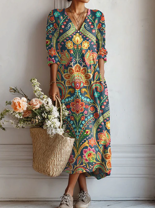 Vestido largo bohemio Fátima