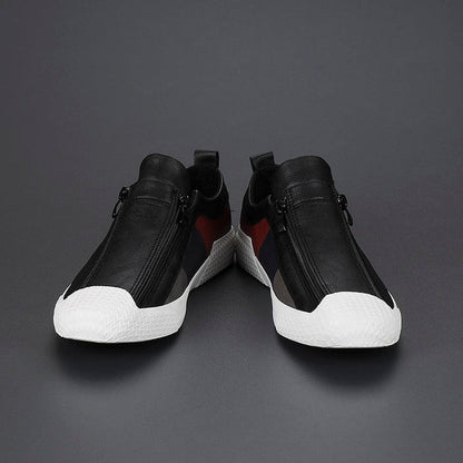 Zapatillas de piel Julien - Negro azabache