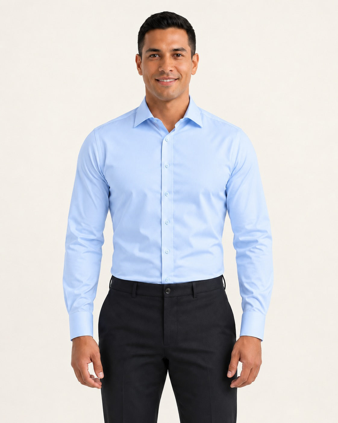 Camisa de vestir slim Adrian en azul celeste (antigua)