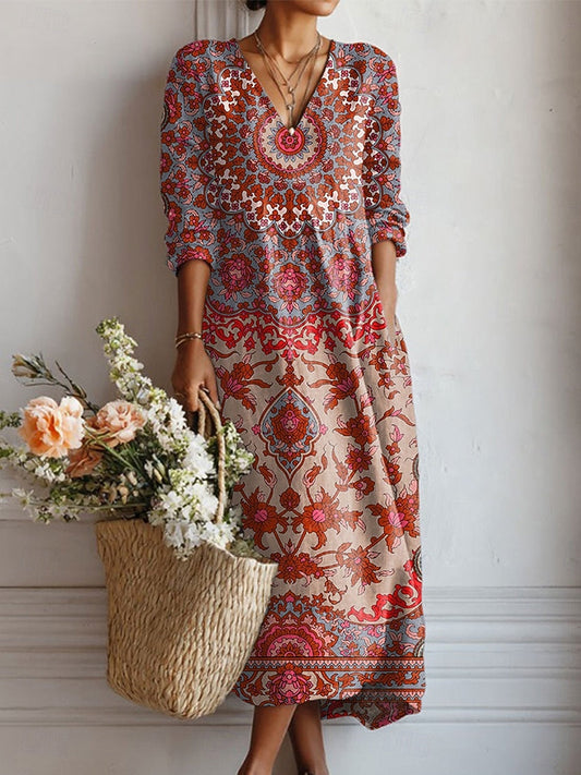 Vestido largo bohemio Bibiana